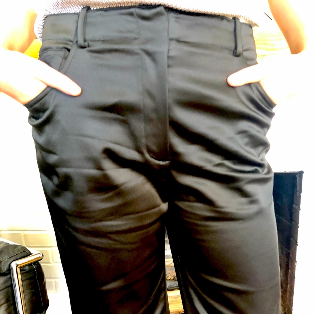 St. John Evening black straight leg pant size 10 - Picture 2 of 6